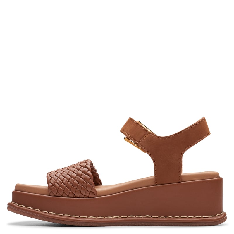 CLARKS Sandalia Mujer Cafe Clarks falabella