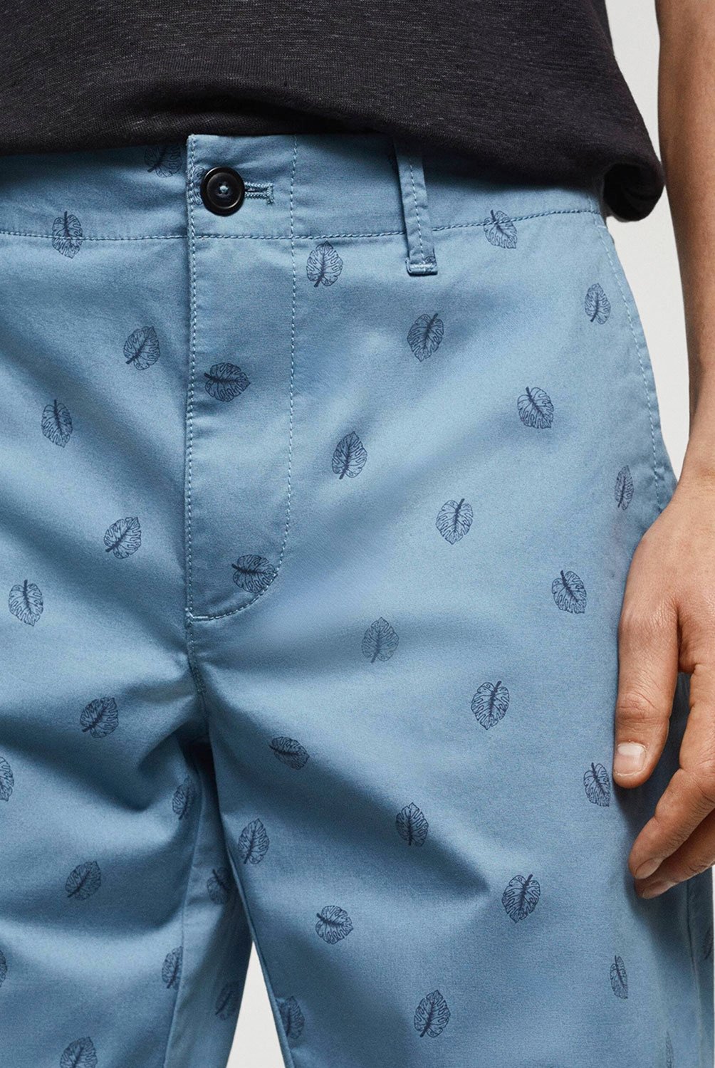 MANGO MAN Bermuda Algodon Estampadas Hombre Mango Man falabella