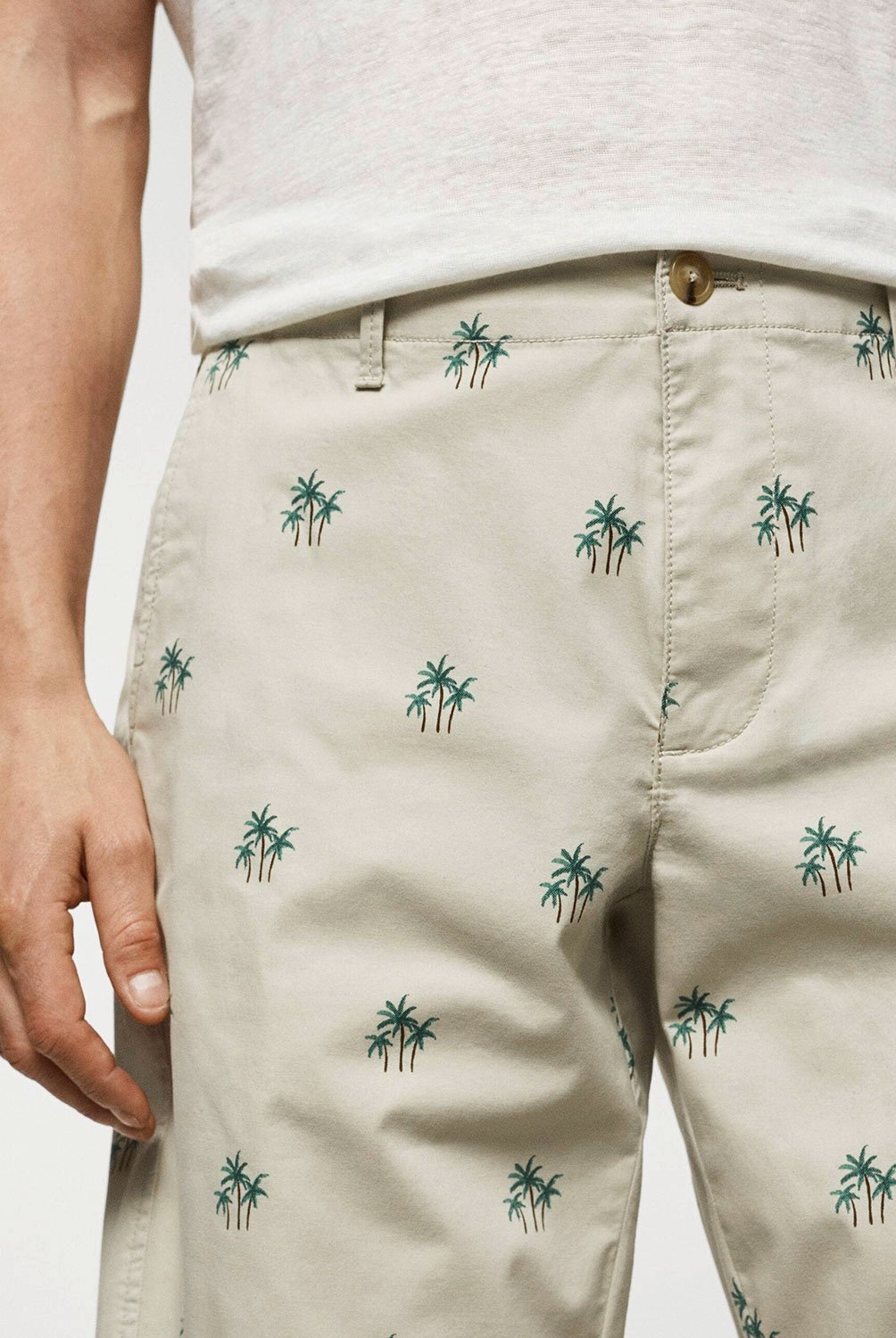 Bermuda Algodon Estampadas Hombre Mango Man