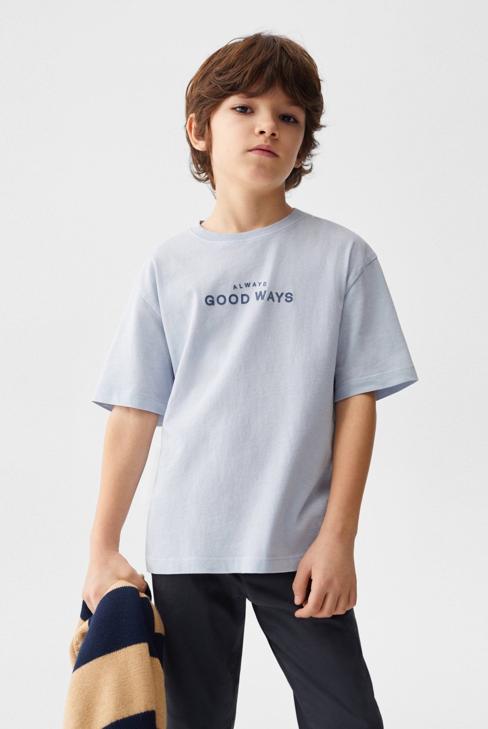 MANGO KIDS - Polera Niño Mango Kids