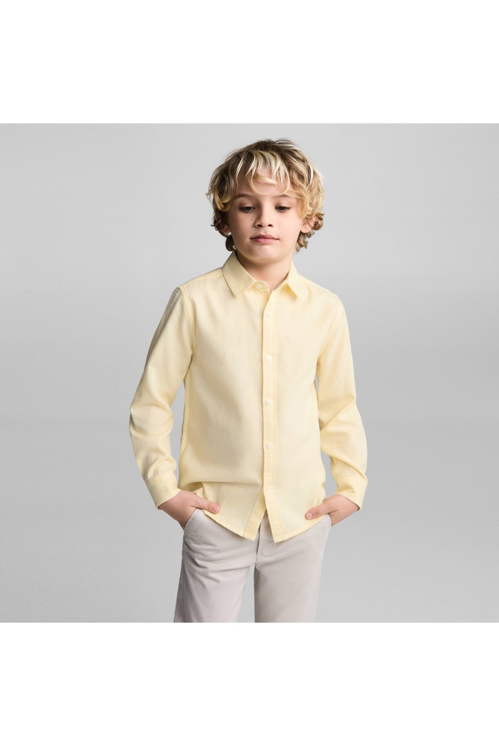 MANGO KIDS Camisa Regular Fit Algodon Nino Mango Kids falabella