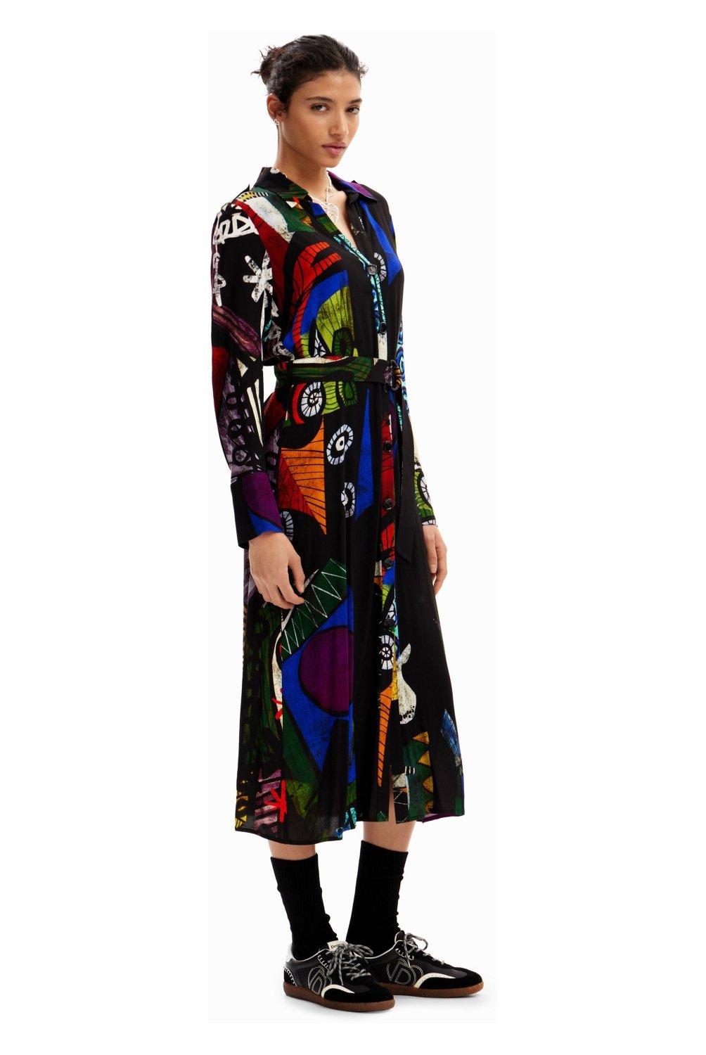 Vestido Midi Camisero M. Christian Lacroix Mujer Desigual
