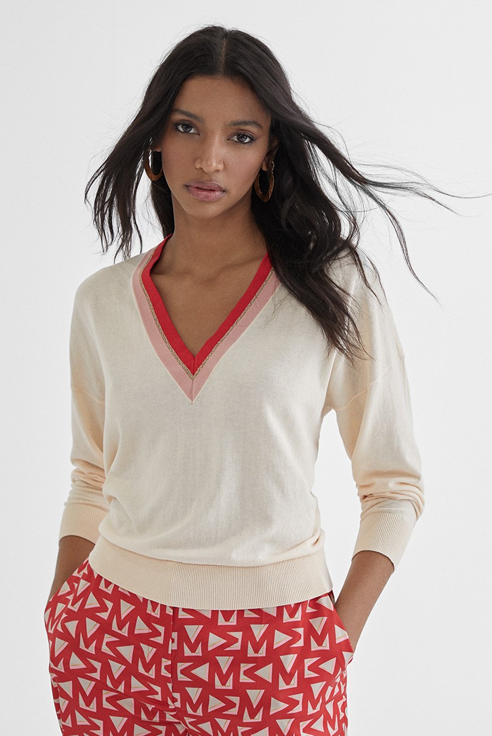 LOLA CASADEMUNT - Sweater Cuello en V Mujer Lola Casademunt