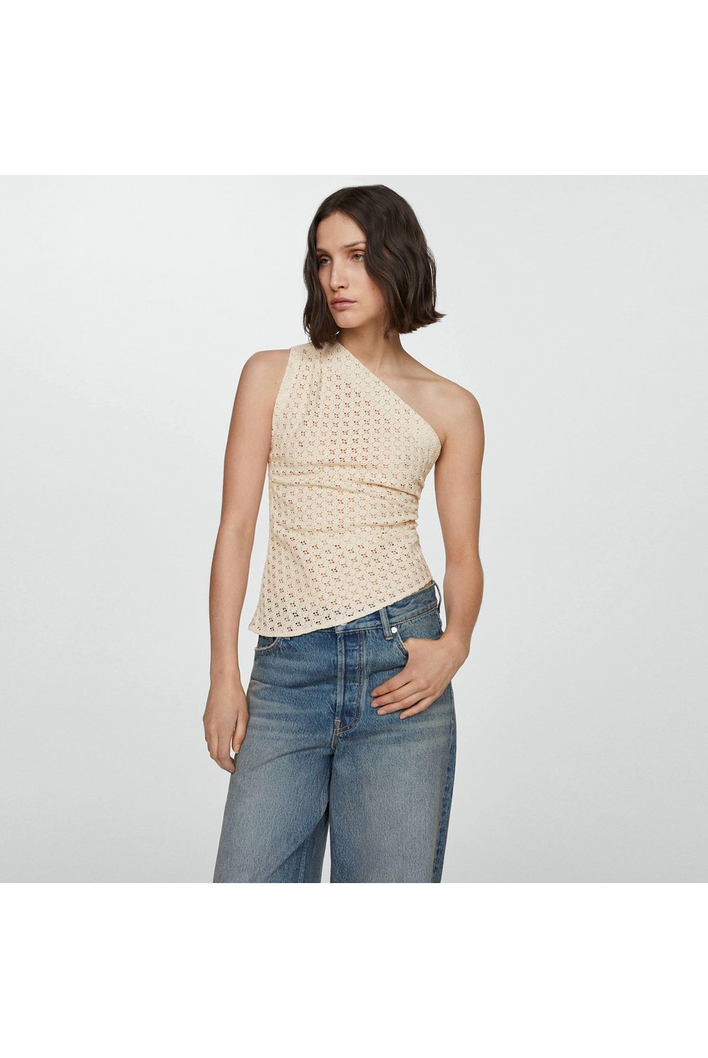 Top asimetrico mujer hotsell