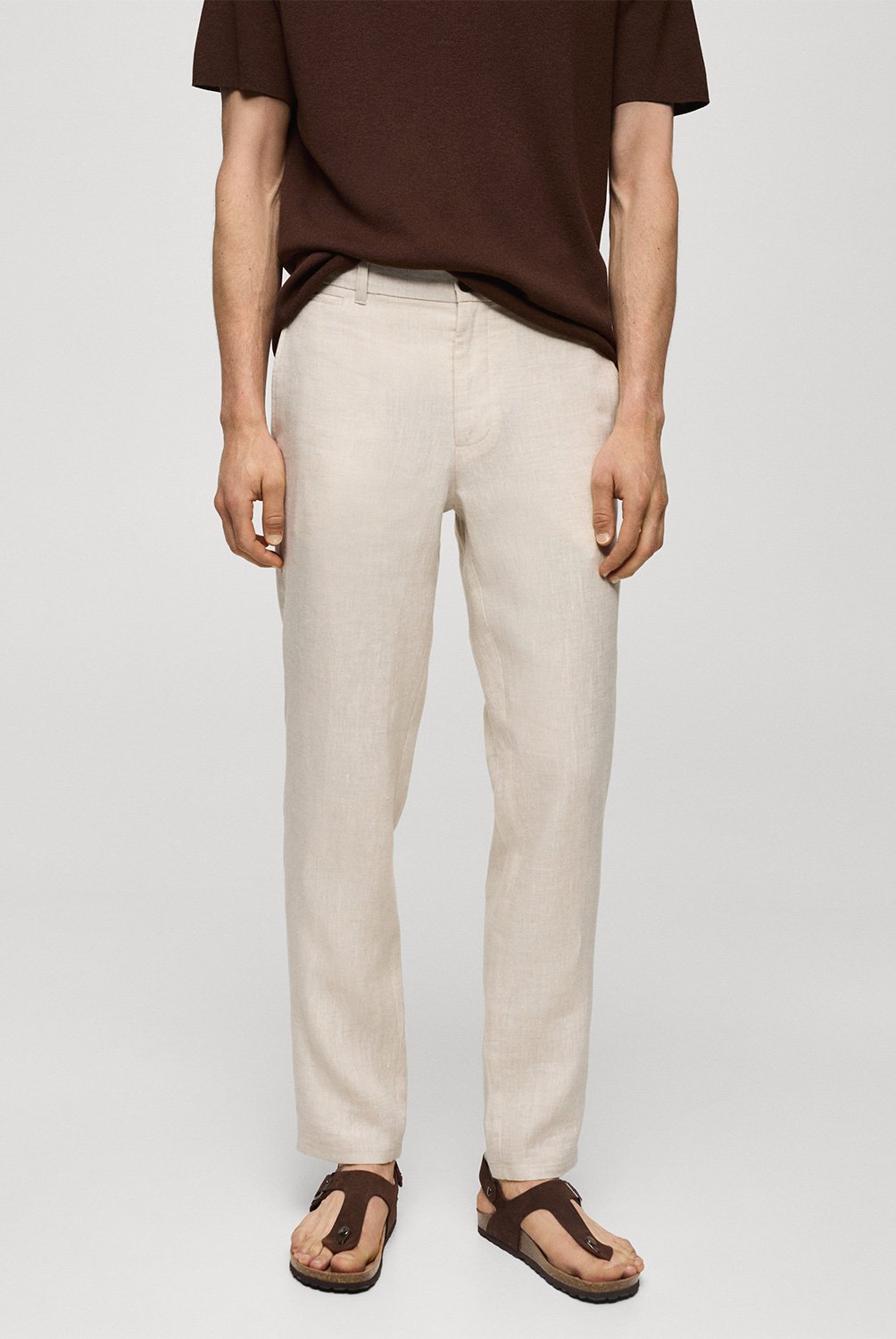 Pantalon hombre mango sale