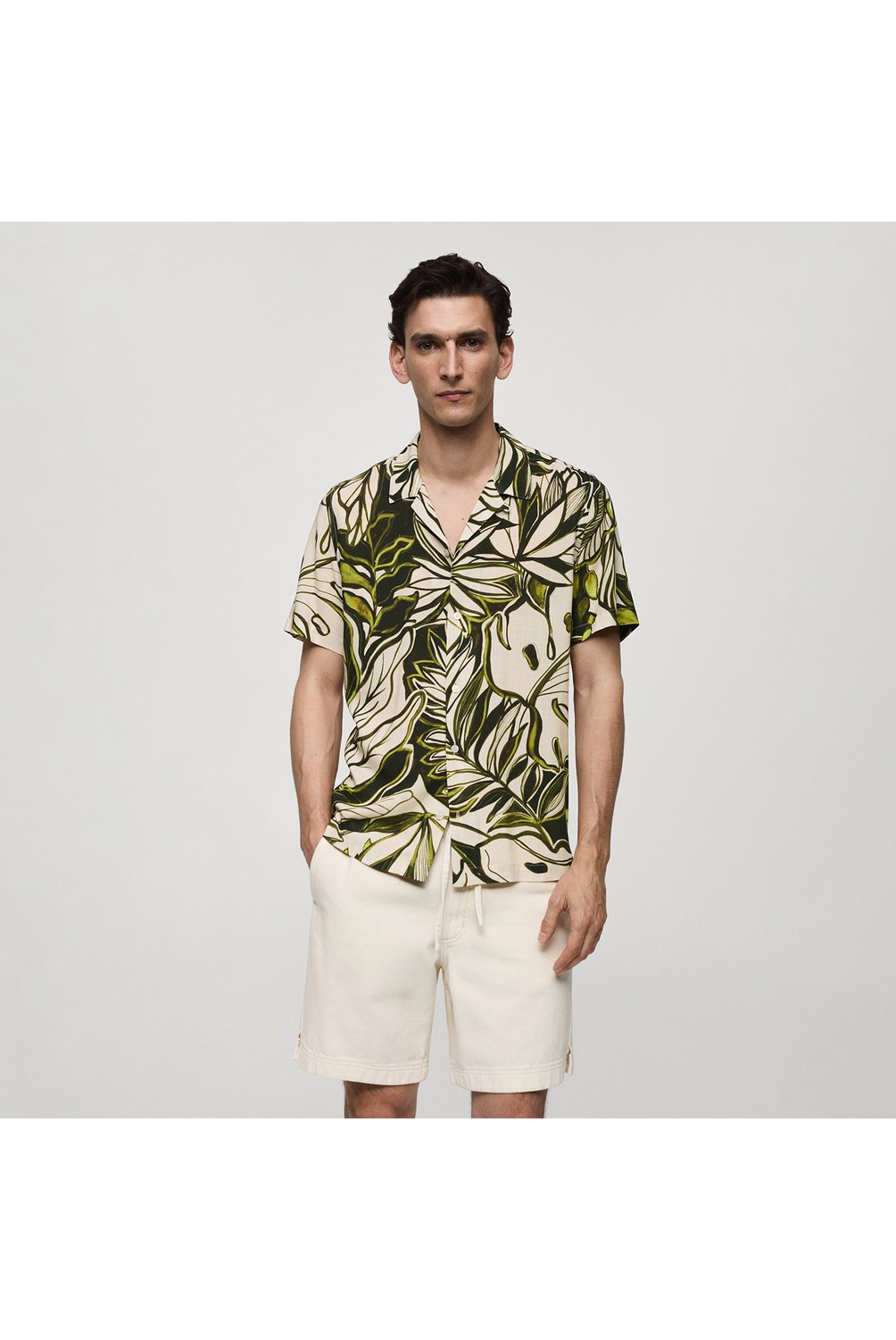 Camisa fluida mango hotsell
