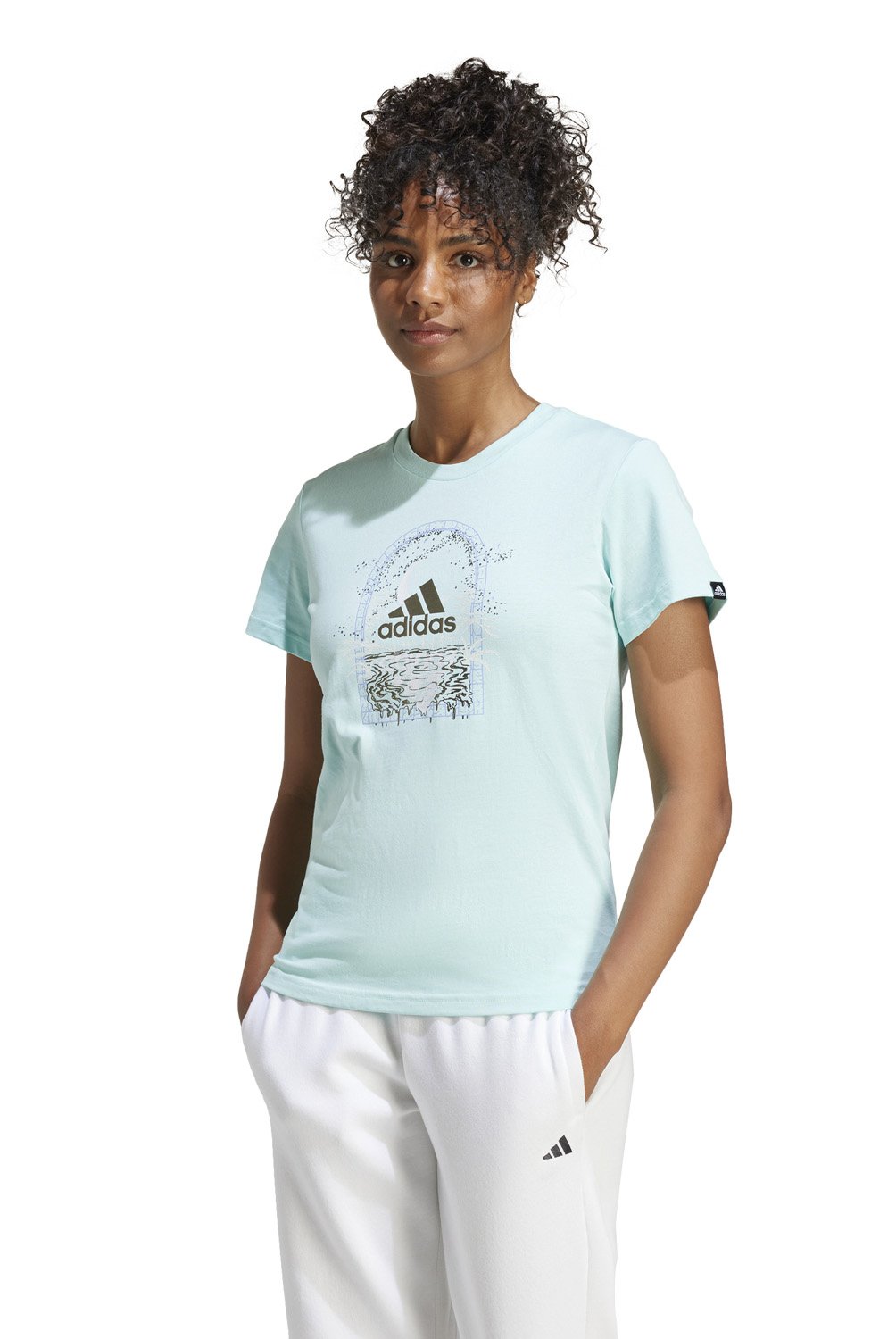 ADIDAS Polera Manga Corta Mujer Adidas falabella