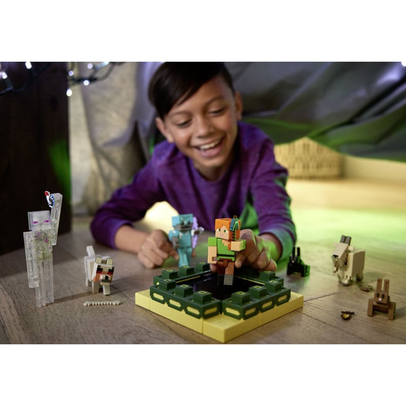 Mattel Minecraft Vanilla - Action Figure Scheletro Da 8,2 Cm (3,25'') - Giocattolo Ufficiale Per Bambini 6+ Anni