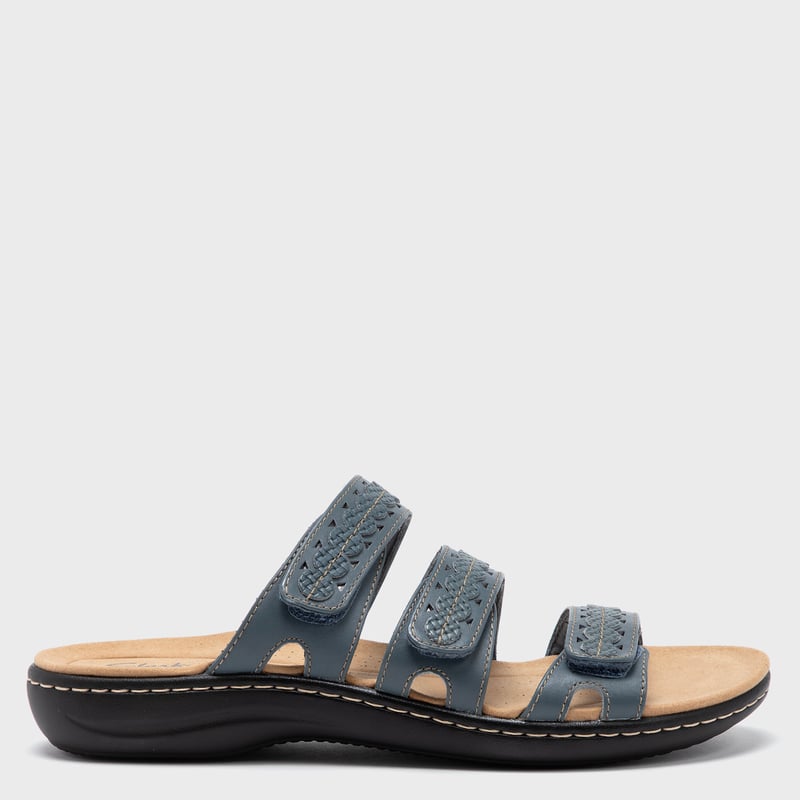 CLARKS Sandalia Mujer Cuero Azul Clarks | falabella.com