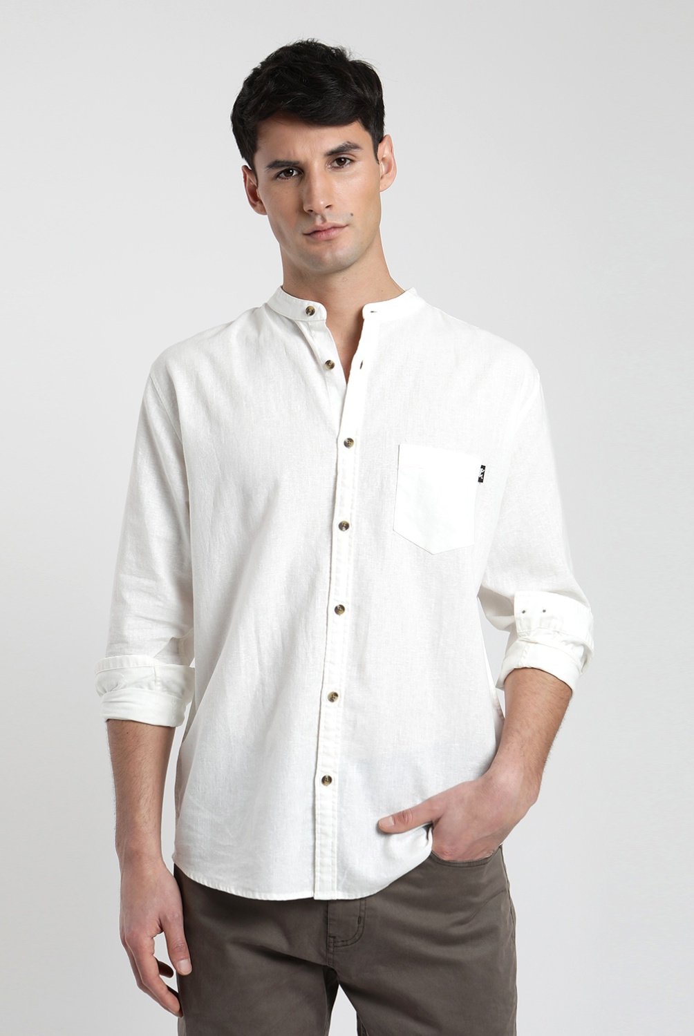 Camisa lino hombre chile shop
