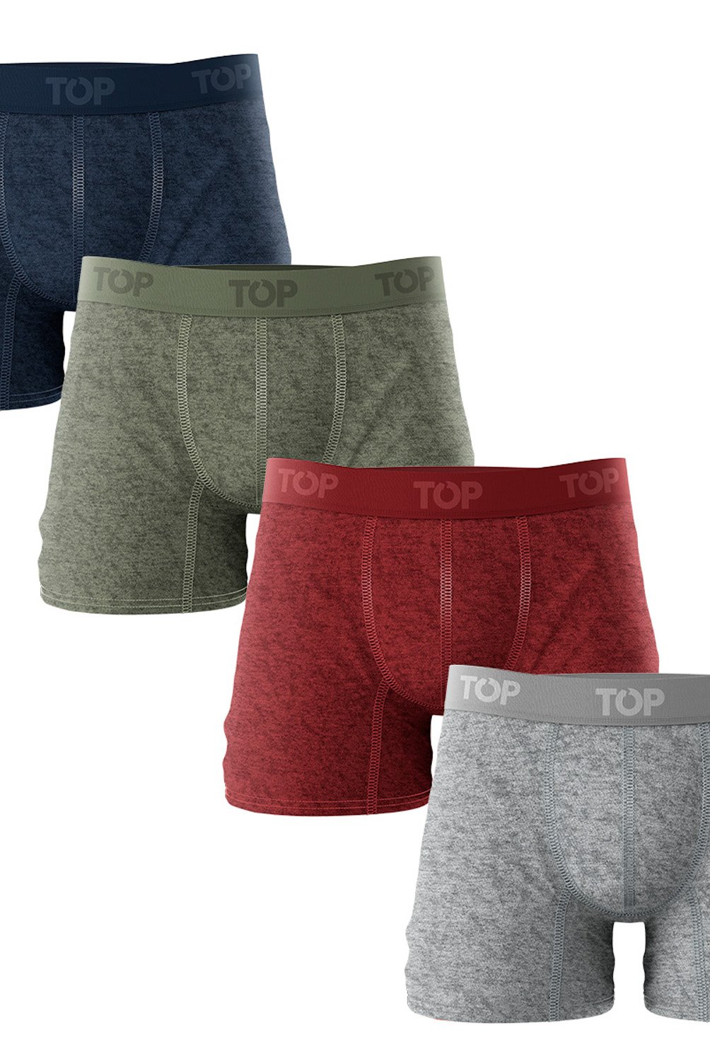 TOP Pack De 4 Boxers Algodón Hombre Top | falabella.com