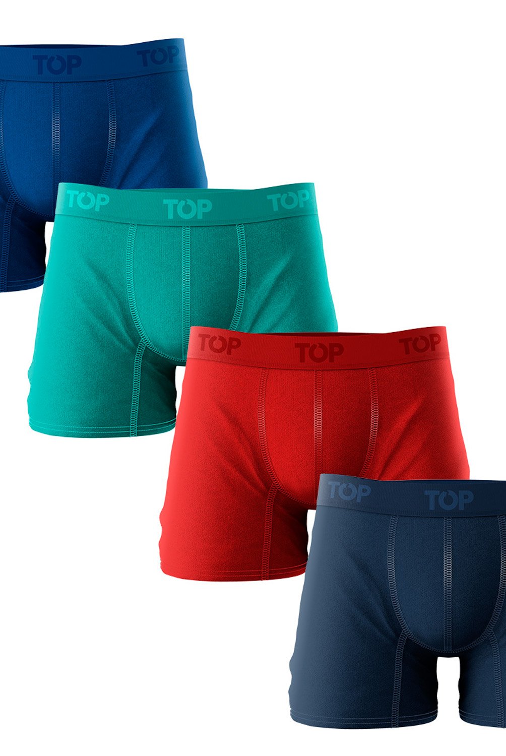 TOP Pack De 4 Boxer Algodon Hombre Top falabella
