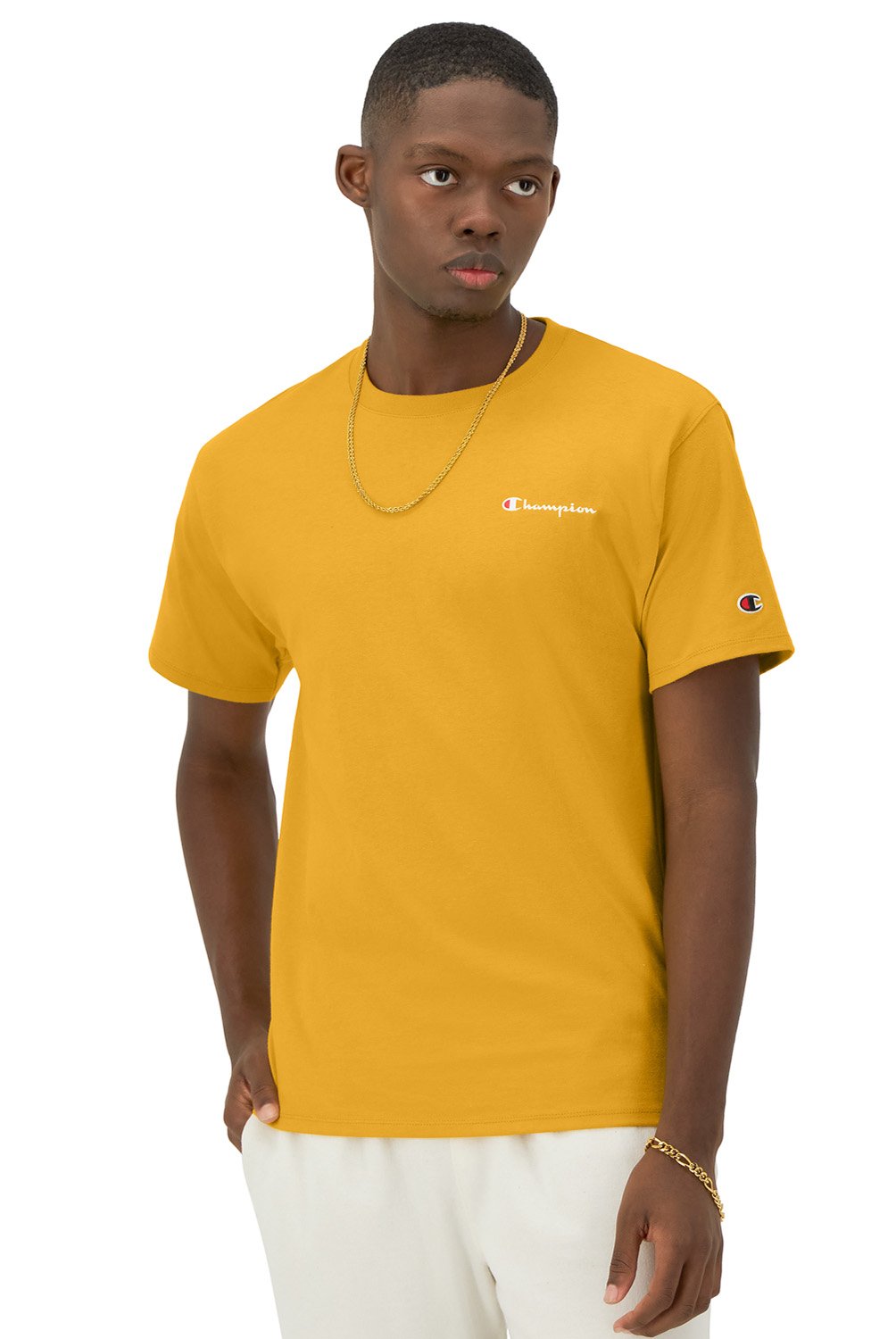 Polera Hombre Manga Corta Algodon Champion