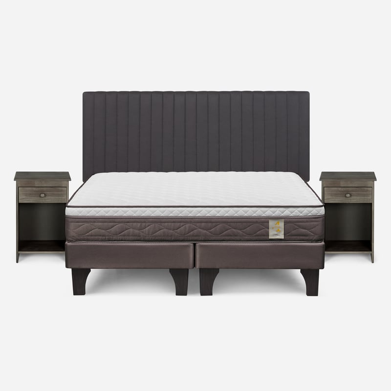 ROSEN Cama Europea New Style 4 2 Plazas Set Muebles Lucio Rosen