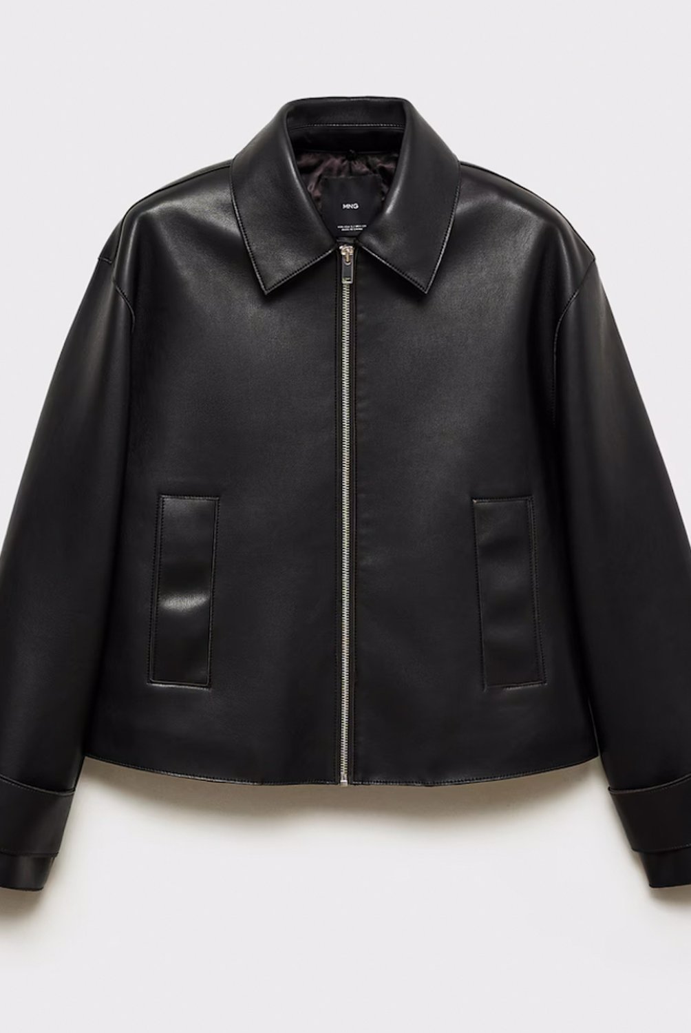 MANGO - Chaqueta Cuello Borreguito Desmontable Mujer Mango