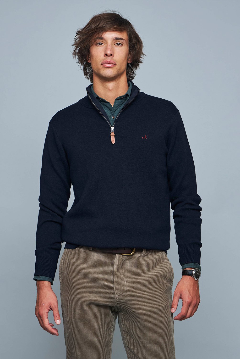 Sweater Men's Camel Active Cardigan Asphalt/anthracite Cardigan