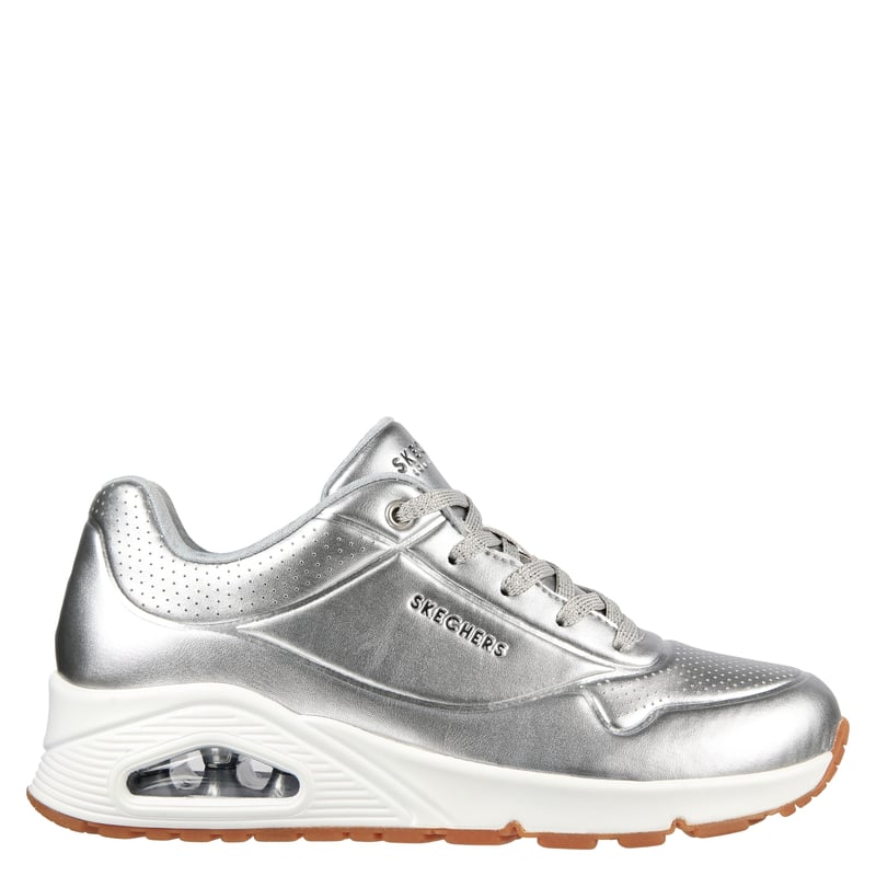 Zapatilla Urbana Mujer Plateada