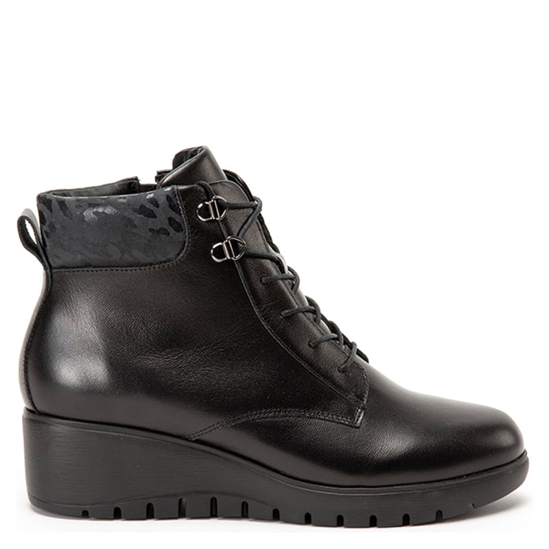 GACEL Gacel Botin mujer cuero negro | falabella.com