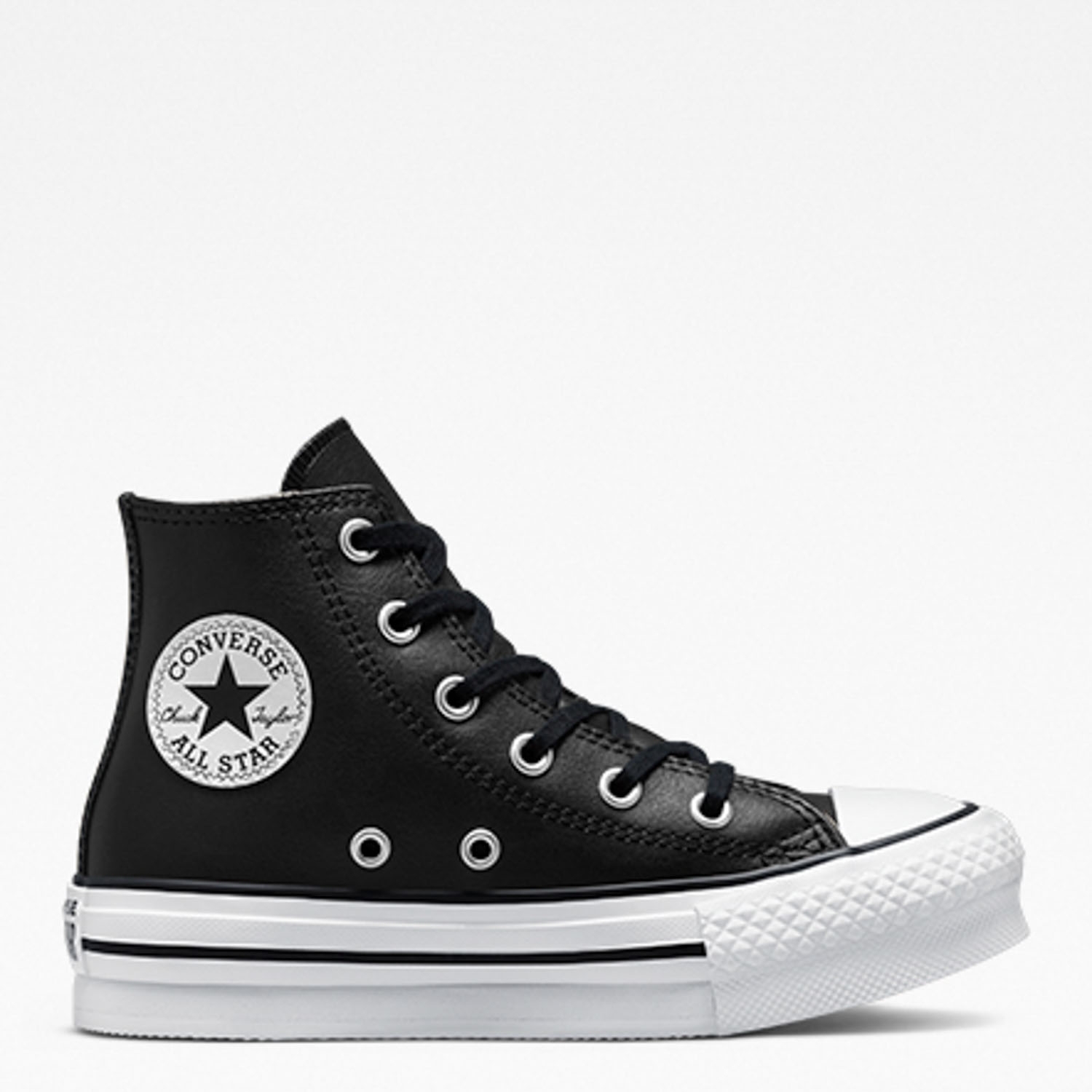 Converse mujer negras niños best sale