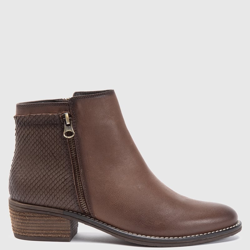 GACEL Botin Mujer Cuero Café Gacel | falabella.com