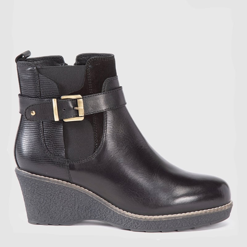 GACEL Botín Mujer Cuero Negro Gacel | falabella.com