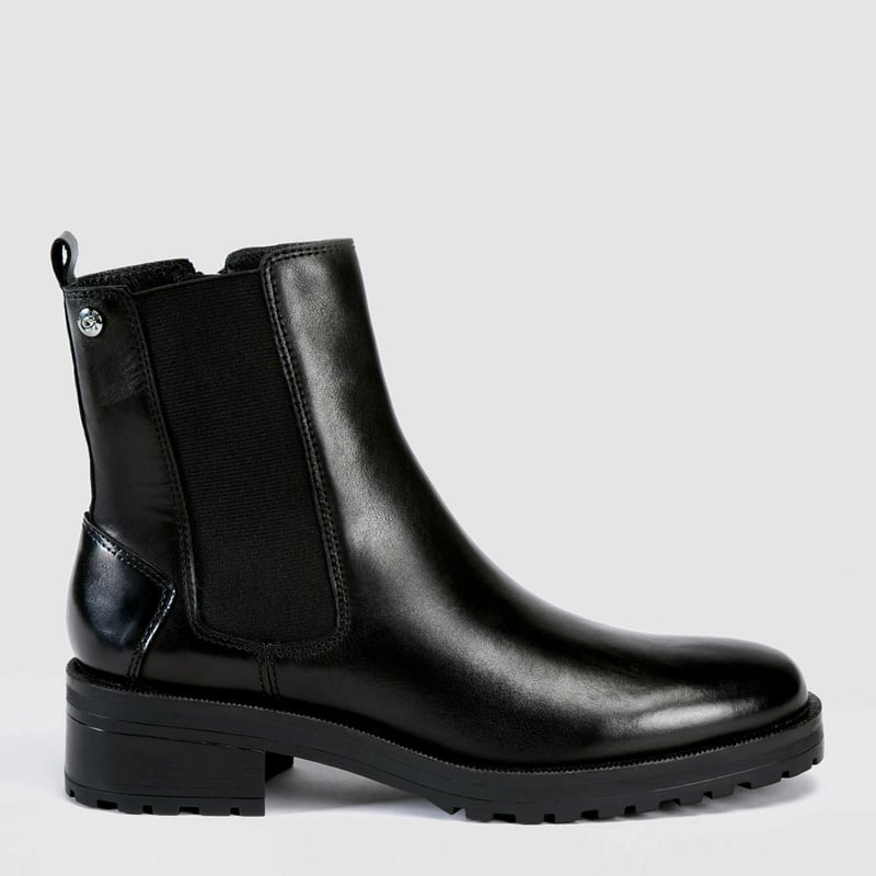 GACEL Gacel Botin mujer cuero negro | falabella.com