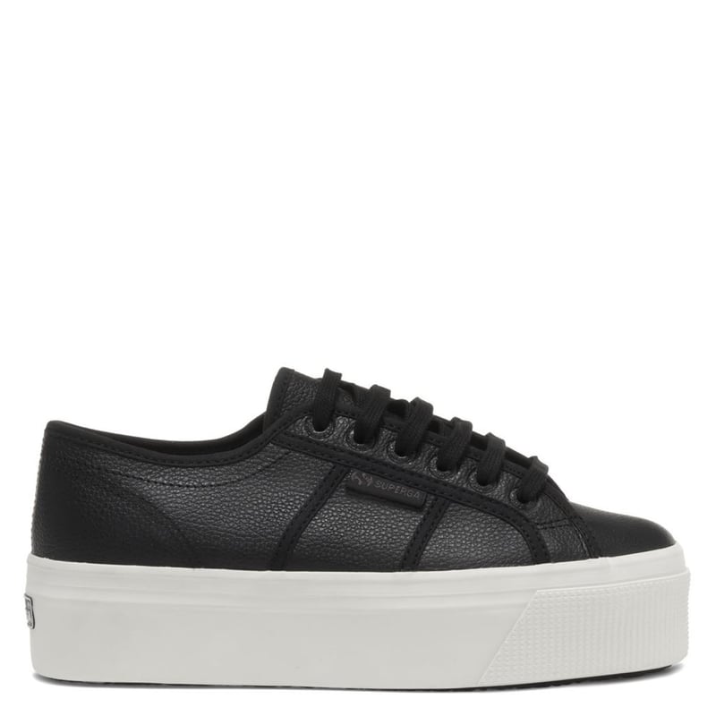Superga negra mujer sale