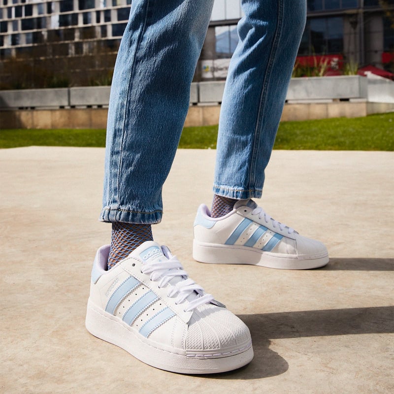 Superstar Xlg Zapatilla Urbana Mujer Blanca Plataforma Zapatilla Urbana Alto Mujer Cuero Blanca Adidas Originals