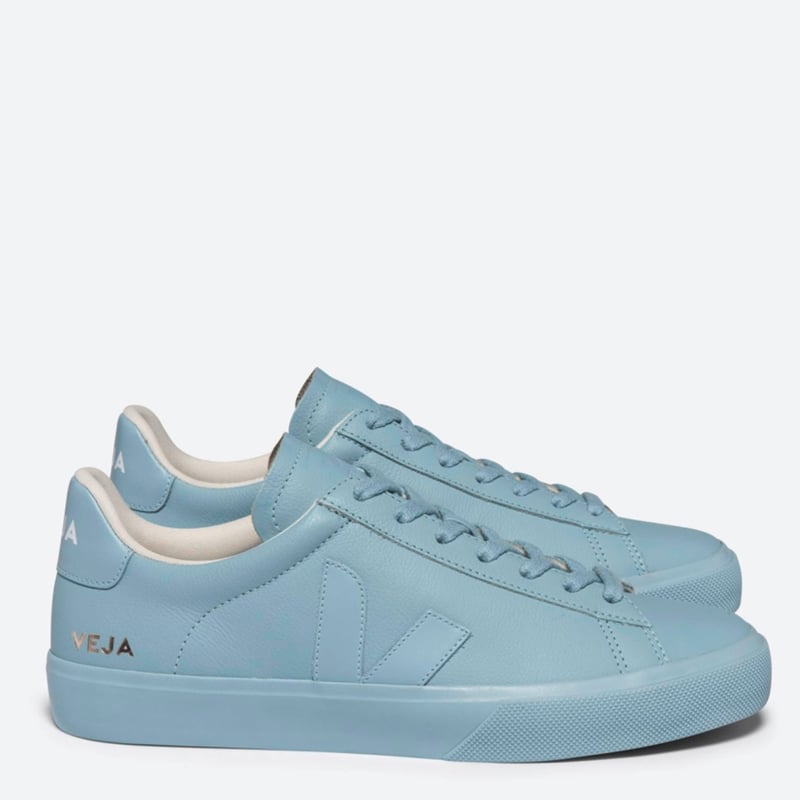 VEJA Campo Full Steel Zapatilla Urbana Mujer Cuero Azul Veja ...