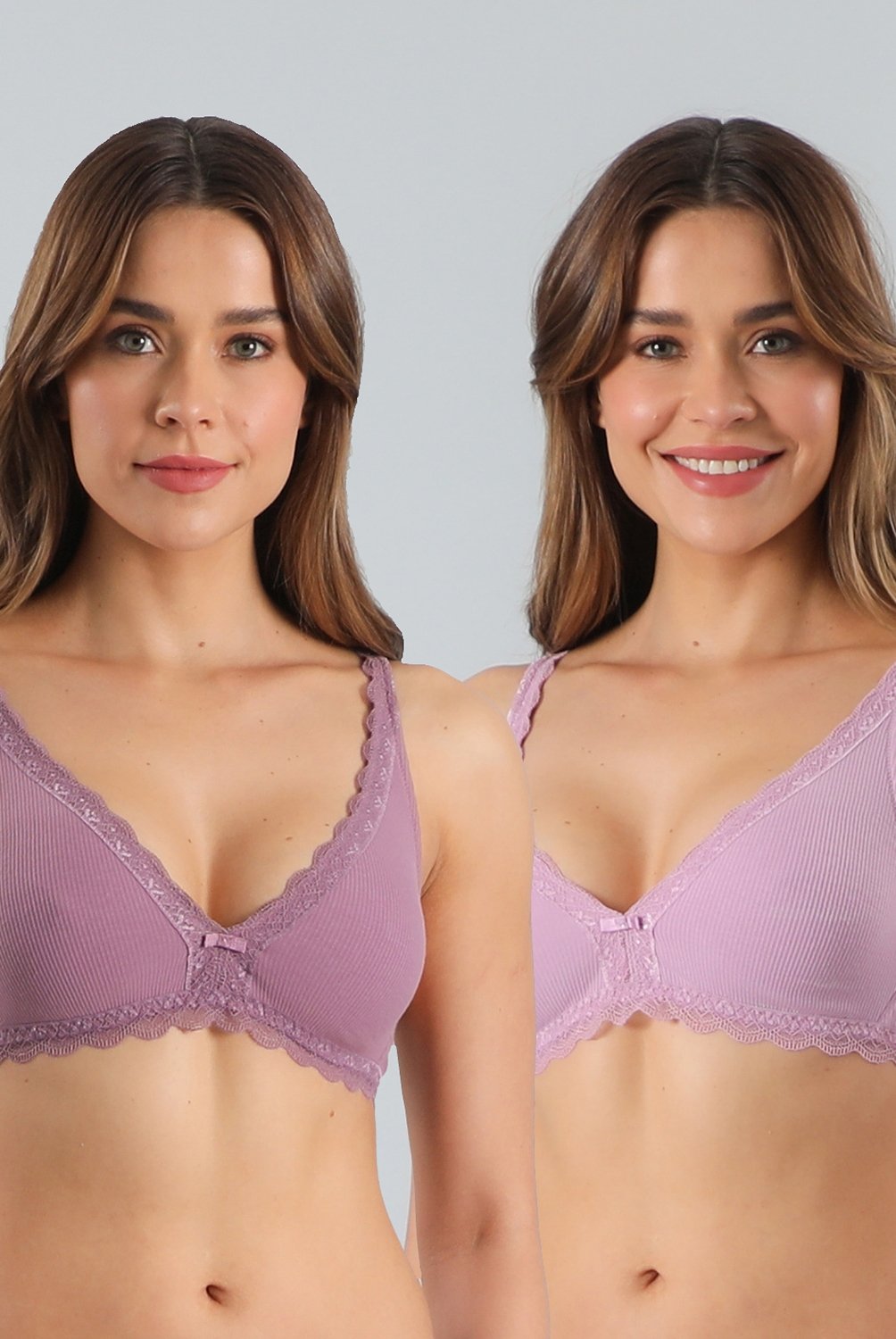 Pack De 2 Sostenes Sin Copa Mujer Flores