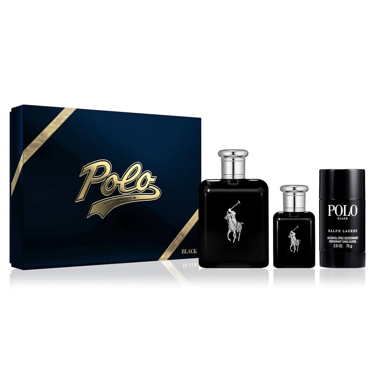 Polo black hombre shop