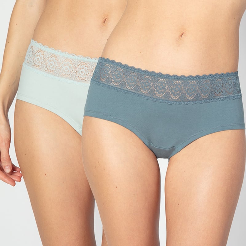 Pack De 2 Calzones Tiro Alto Mujer Intime