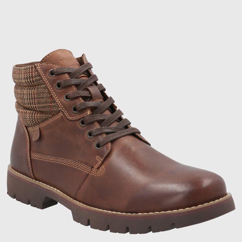 Hush Puppies Herren Liam Bootsschuhe - Nubukleder Mit Memory Foam