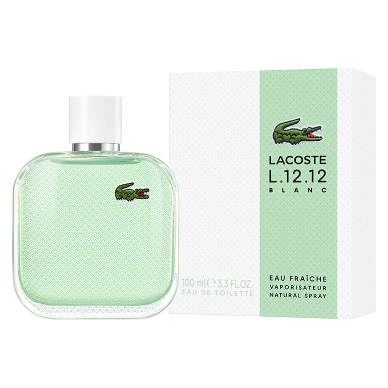 LACOSTE Perfume Hombre L.12.12 Blanc Eau Fraiche Edt 100Ml Lacoste
