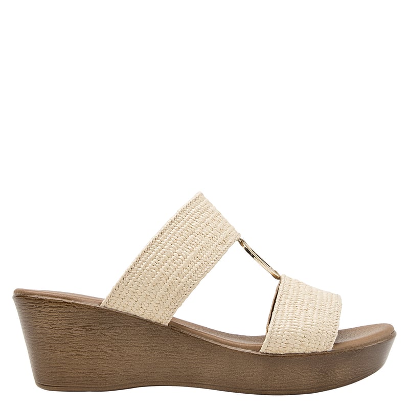 BRUNO ROSSI - Sandalia Mujer Beige/Khaki Bruno Rossi