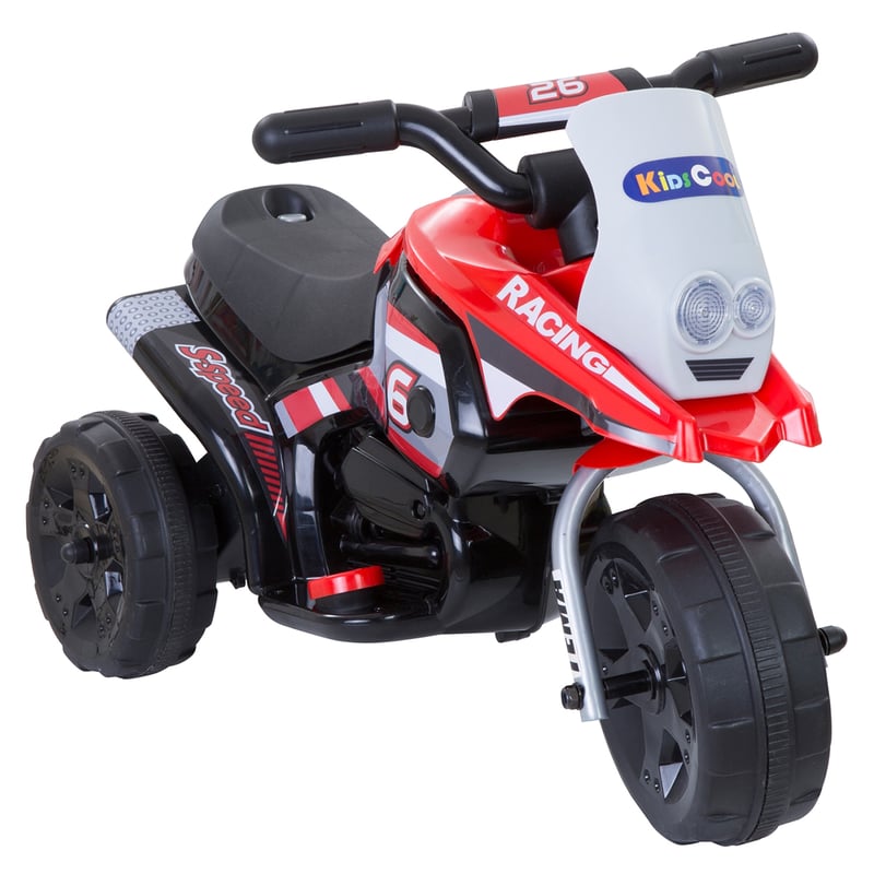 Moto A Bateria 3 Ruedas Roja