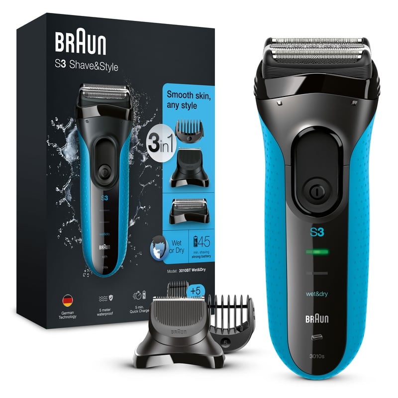 BRAUN Afeitadora Eléctrica Serie 3 BRAUN 3010 Blue