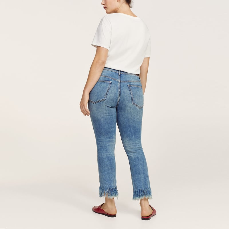 Violeta By Mango Violeta By Mango Jeans Capri Tiro Medio Mujer falabella