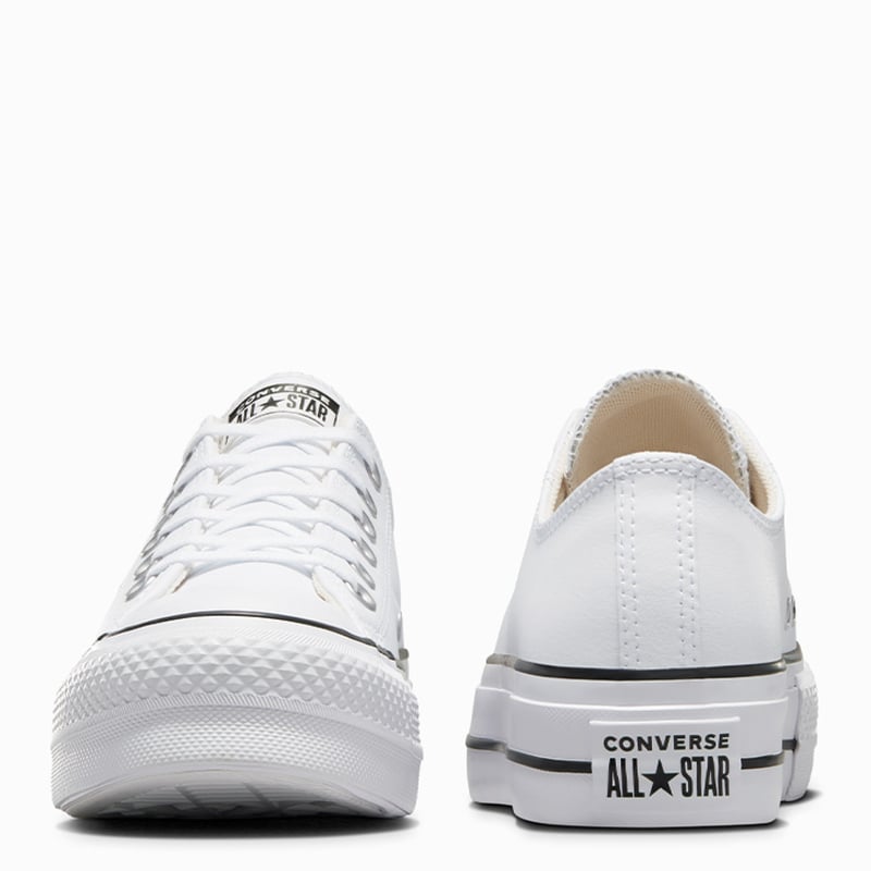 Converse chuck taylor blancas cuero sale