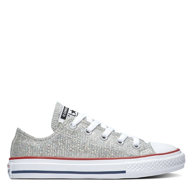 Converse niña plateadas hotsell