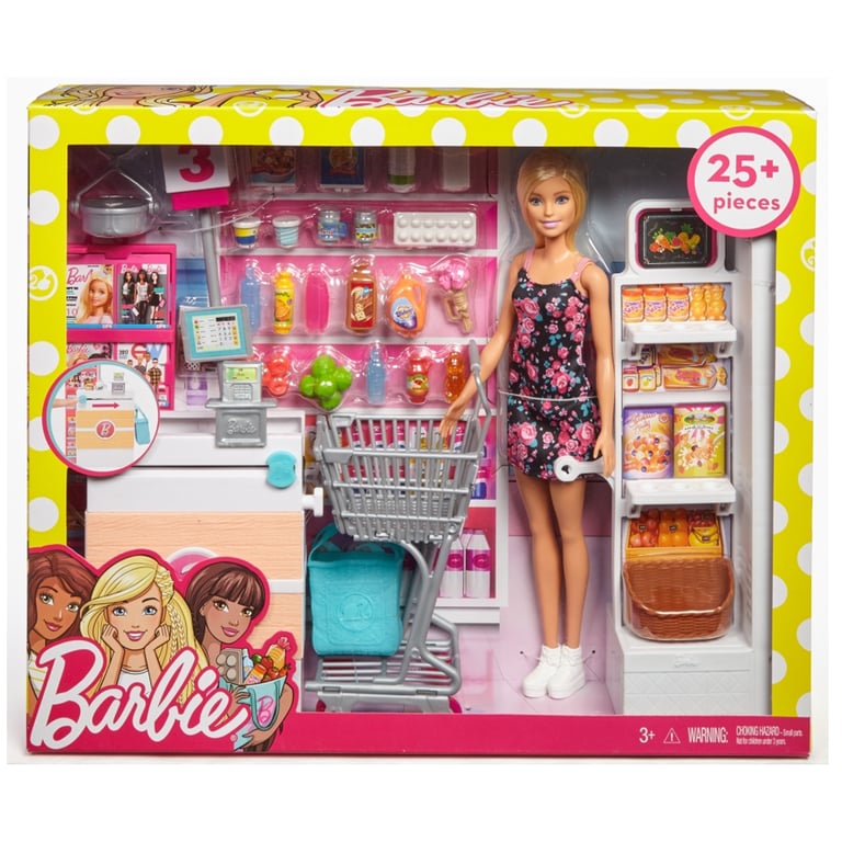 BARBIE Muneca Supermercado Barbie falabella