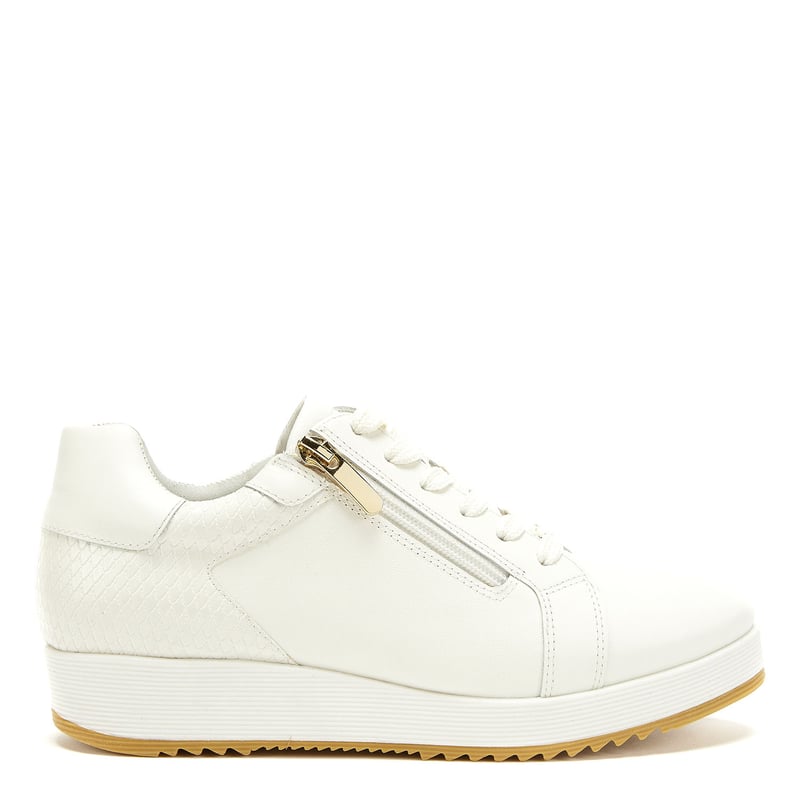 GACEL - Zapato Casual Mujer Cuero Blanco Gacel