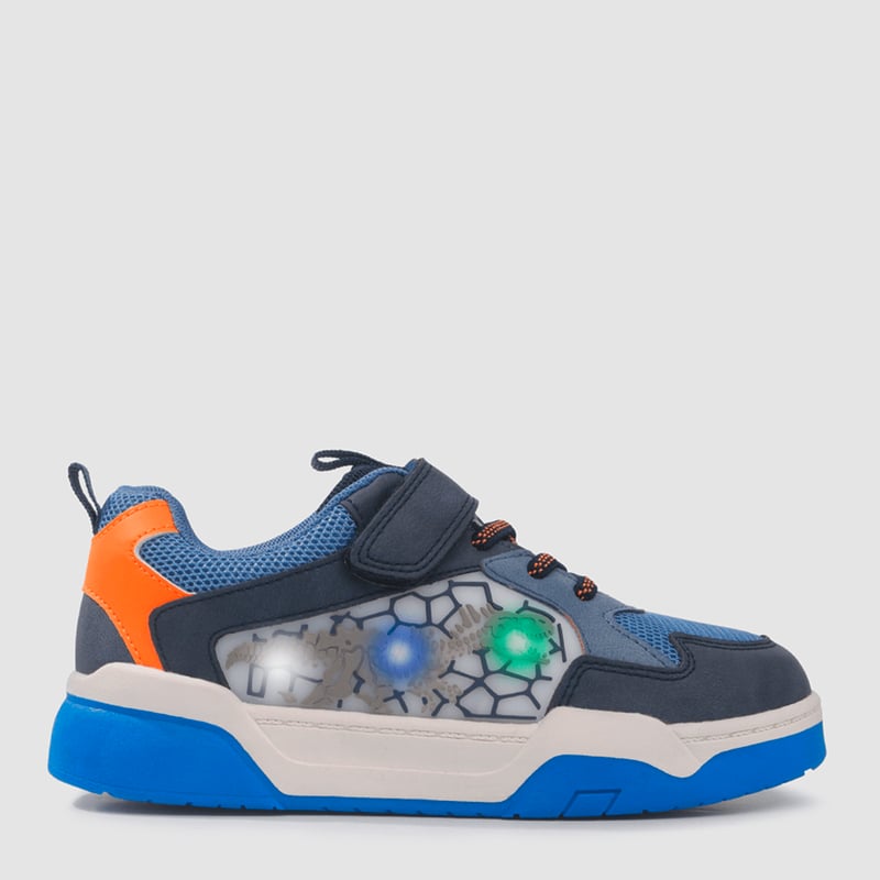 COLLOKY Zapatilla Urbana con Luces Nino Azul 28 a 38 Colloky falabella