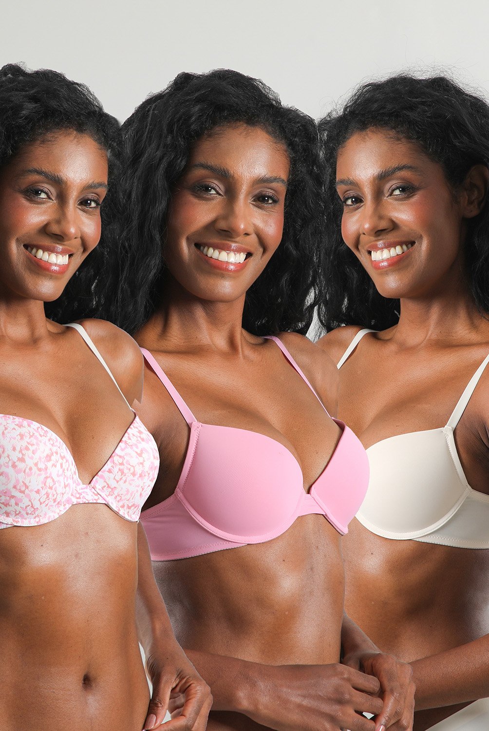 FLORES Pack De 3 Sostenes Balconet Push Up Micro Pr Mujer Flores falabella