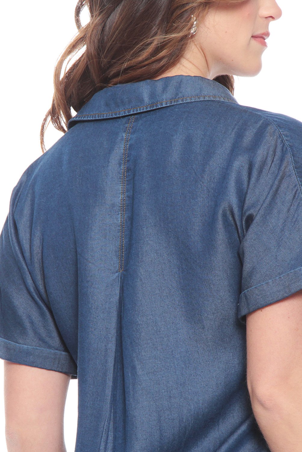 Blusas Manga Corta Lyocell Mujer Wados