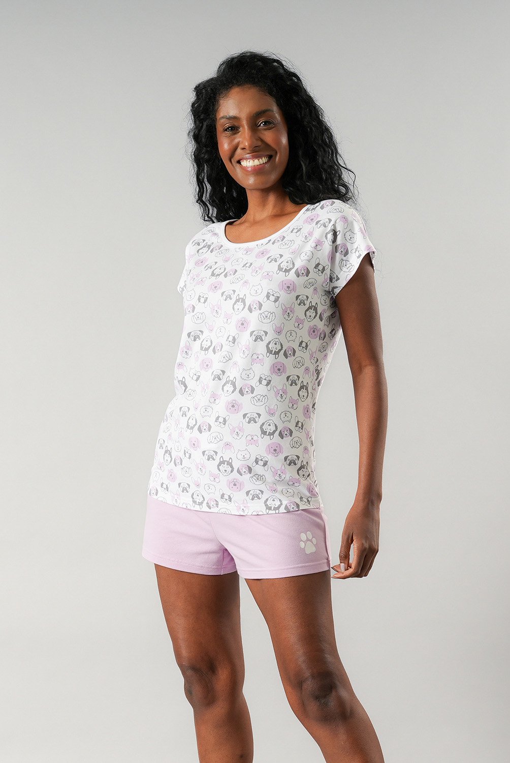 Short flores mujer sale