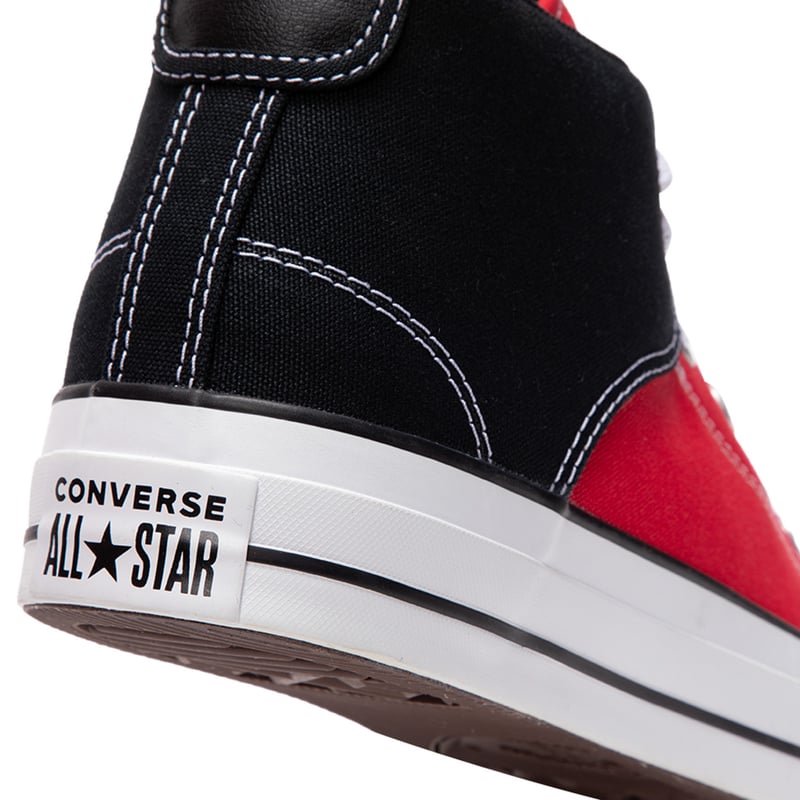 Converse negro con rojo on sale