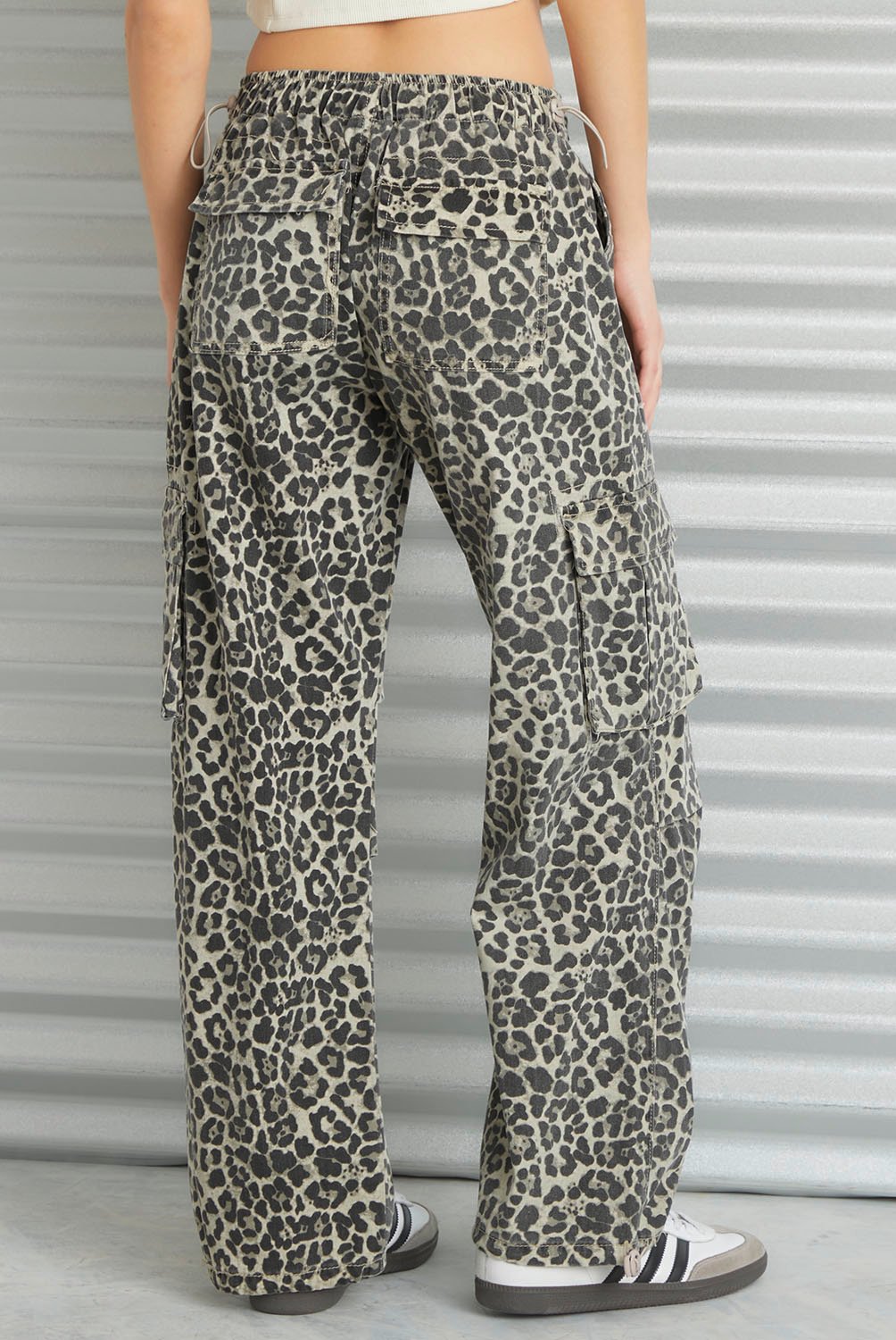 AMERICANINO - Jeans Cargo Tiro Medio Mujer Americanino