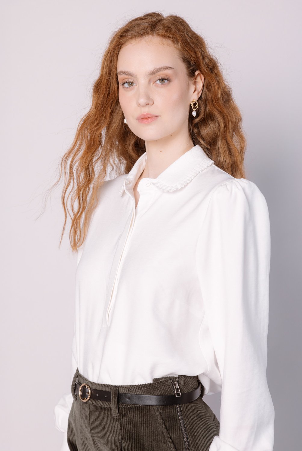 SINGOLARE - Blusa Bruin Mujer Singolare