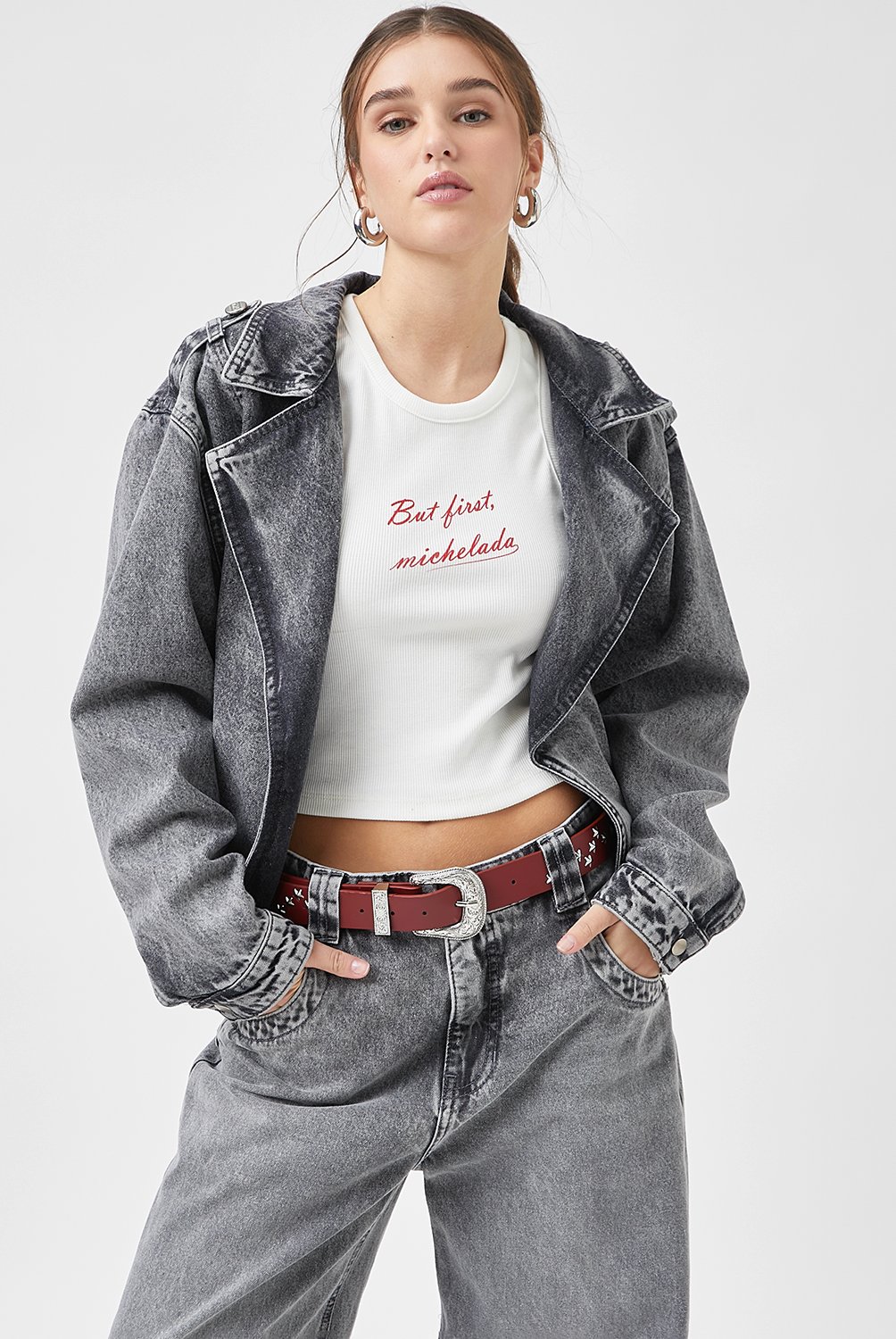 FALABELLA - Chaqueta Jeans x Paula Fernandez